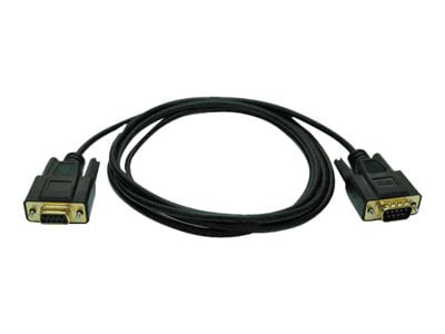 Eaton Tripp Lite Series 6ft Null Modem Serial DB9 RS232 Cable Adapter Gold M/F 6' - null modem cable - DB-9 to DB-9 - 6