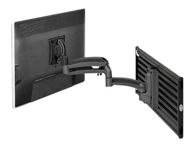 Chief Kontour Adjustable Single Slatwall Display Mount - For Displays 10-30" - Black