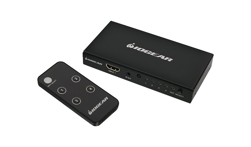 IOGEAR GHDSW4K4 - video/audio switch - 4 ports