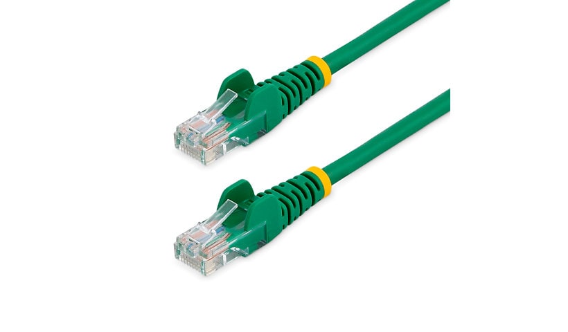 StarTech.com Cat5e Ethernet Cable 6 ft Green - Cat 5e Snagless Patch Cable