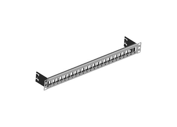 Belden KeyConnect Shielded Patch Panel - patch panel connector mounting plate - 1U - 19"