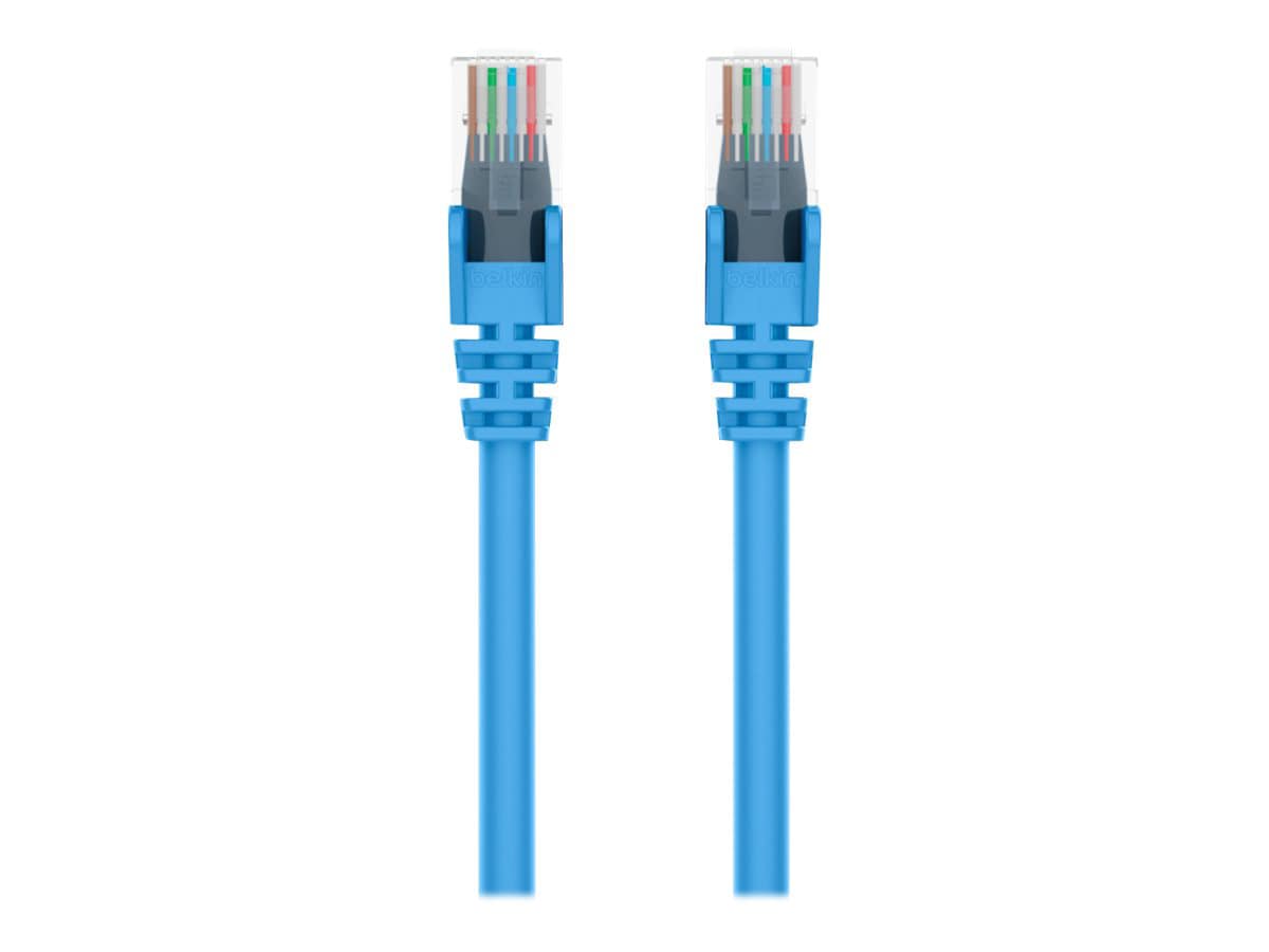 Belkin 5' Cat6 550MHz Gigabit Snagless Patch Cable RJ45 M/M PVC Blue 5ft