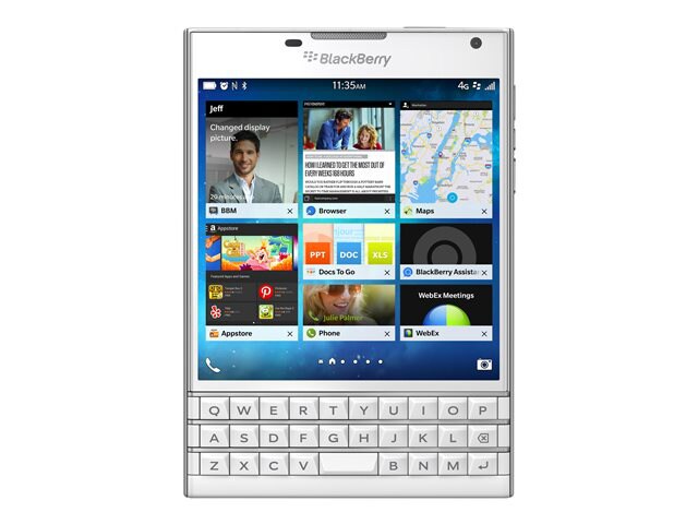 BlackBerry Passport white - 4G HSPA+ - 32 GB - GSM - BlackBerry smartphone