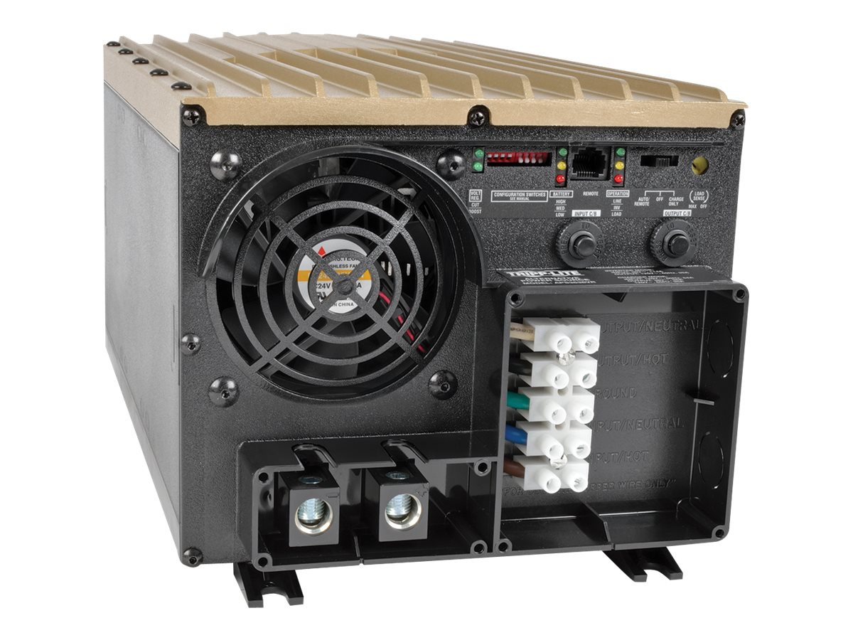 Tripp Lite 3600W APS 36VDC 120V Inverter / Charger w/ Auto Transfer Switching Line-Interactive AVR - DC to AC power