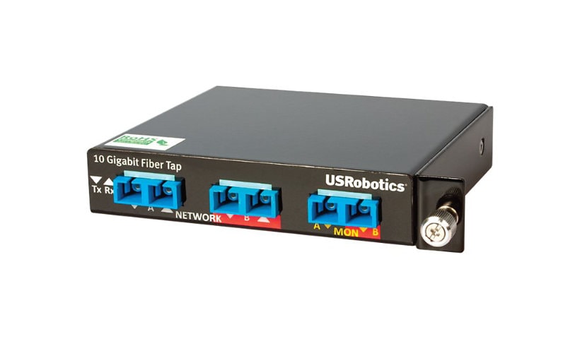 USRobotics 10/1 Gigabit SR/SX Multi-Mode Fiber Network Tap - tap splitter -