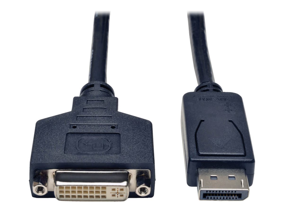 Thumbnail 2 of 2 for Eaton Tripp Lite Series DisplayPort to DVI Cable Adapter, Converter for DP-M to DVI-I-F, 3 ft. (0.91 m) - display cable