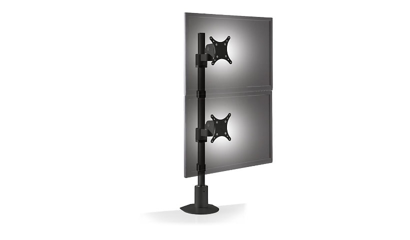 Innovative 9136-D-FM - mounting kit - for 2 LCD displays - vista black