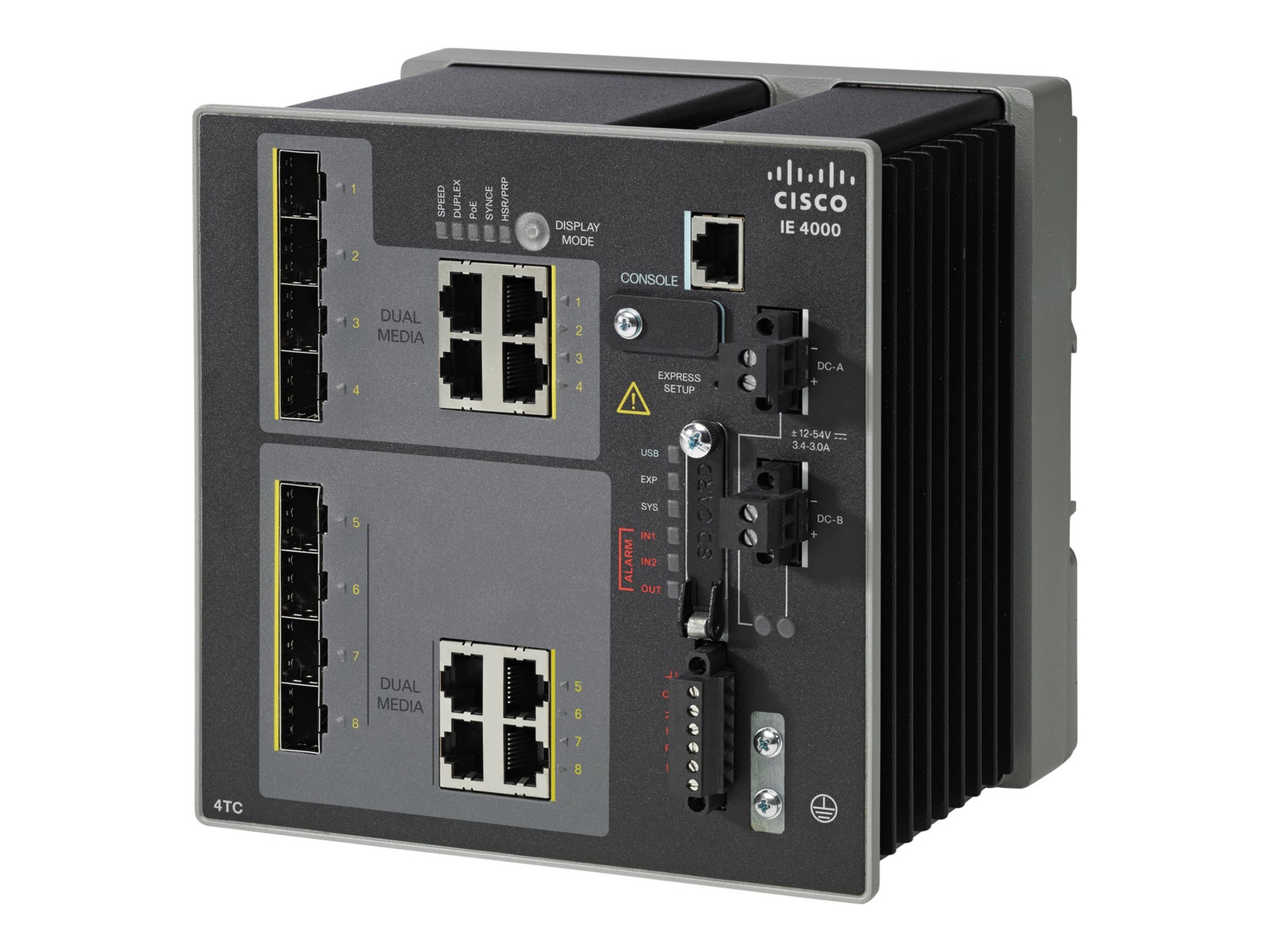 Cisco Industrial Ethernet 4000 Series - switch - 8 ports - managed - TAA Compliant