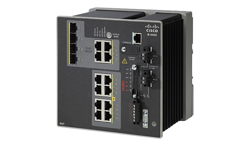 Cisco Industrial Ethernet 4000 Series - switch - 12 ports - managed - TAA Compliant