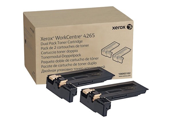 Xerox WorkCentre 4265 - 2-pack - Dual Capacity - black - original - toner cartridge