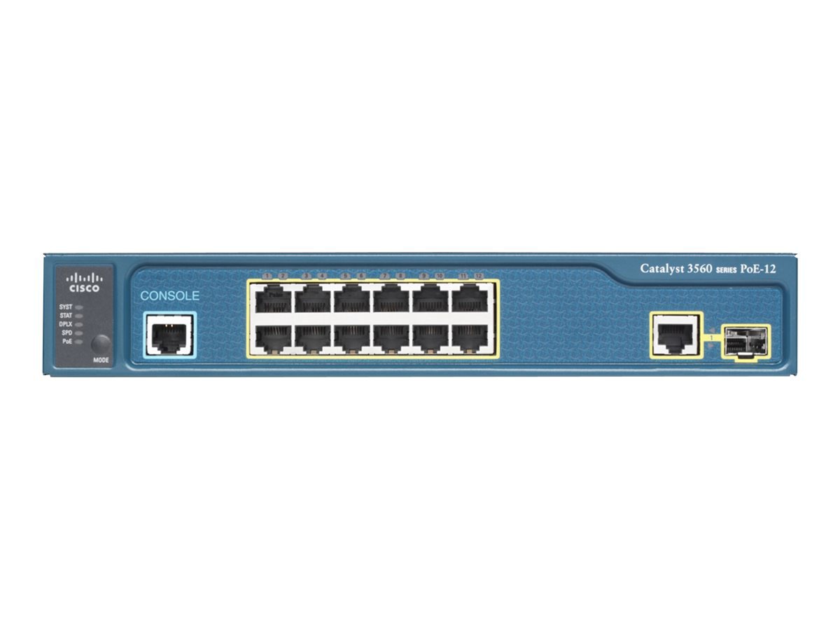 Cisco Catalyst 3560CX-12PC-S - switch - 12 ports - managed - rack