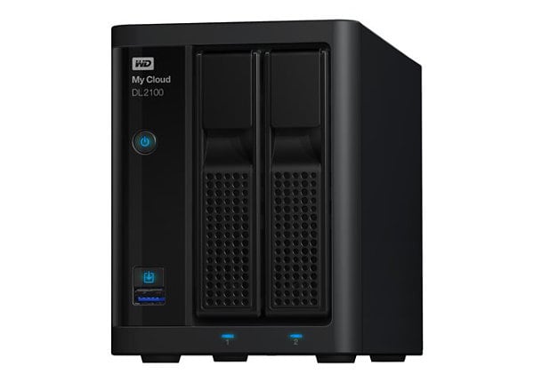 WD My Cloud DL2100 WDBBAZ0000NBK - NAS server - 0 GB