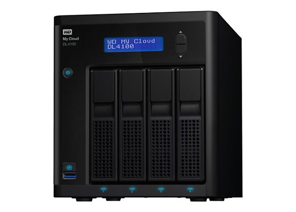 WD My Cloud DL4100 WDBNEZ0000NBK - NAS server - 0 GB