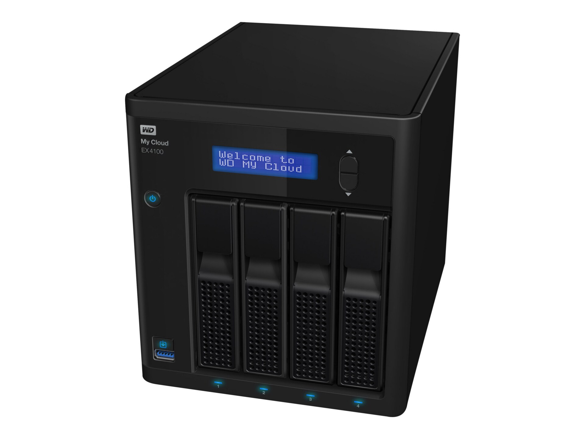 WD My Cloud EX4100 WDBWZE0080KBK - NAS server - 8 TB