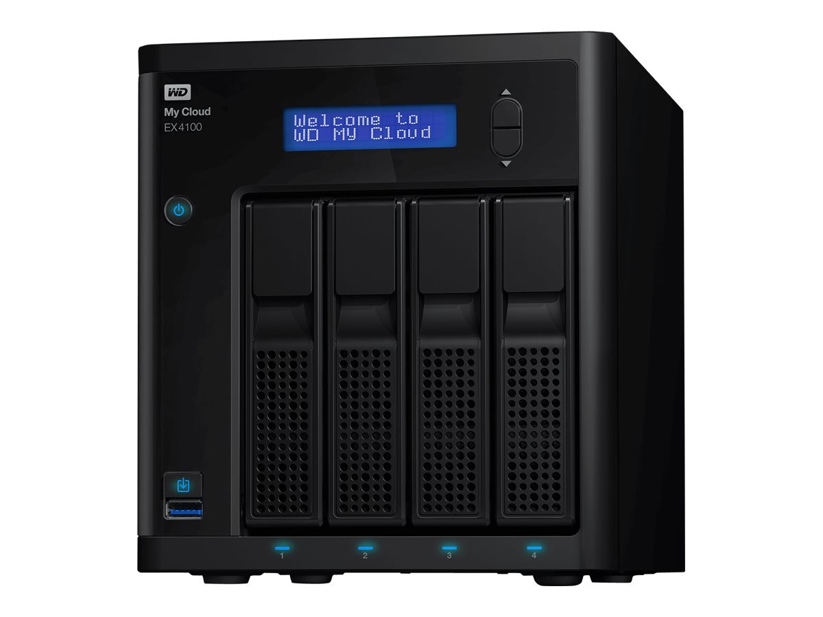 WD My Cloud EX4100 WDBWZE0240KBK - NAS server - 24 TB