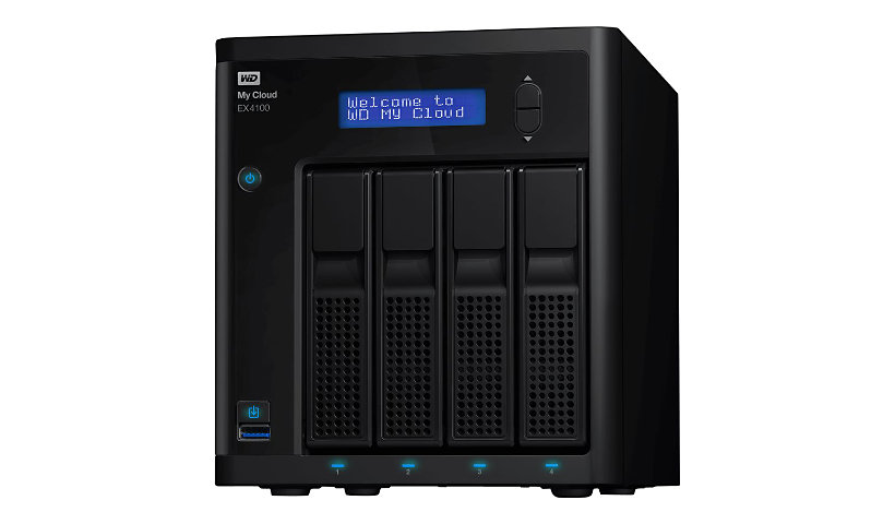 WD My Cloud EX4100 WDBWZE0240KBK - NAS server - 24 TB