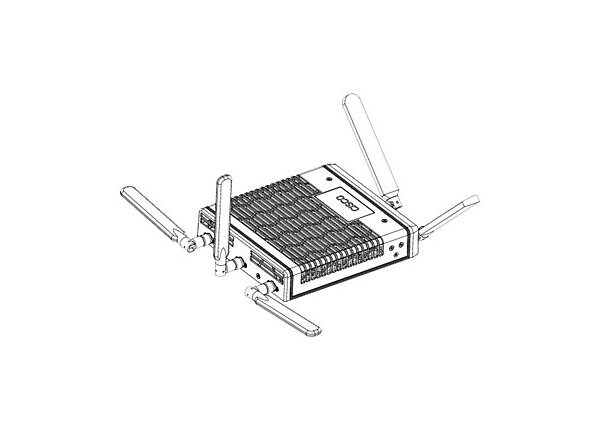 Cisco 819 Secure Hardened Router with SMS/GPS and Dual WiFi Radio - wireless router - WWAN - 802.11a/b/g/n - desktop