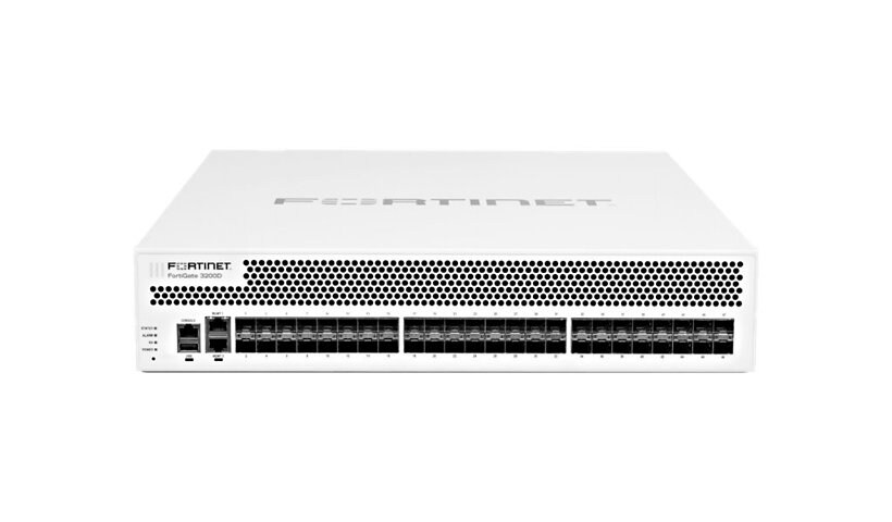 Fortinet FortiGate 3200D - security appliance - with 1 year FortiCare 24X7