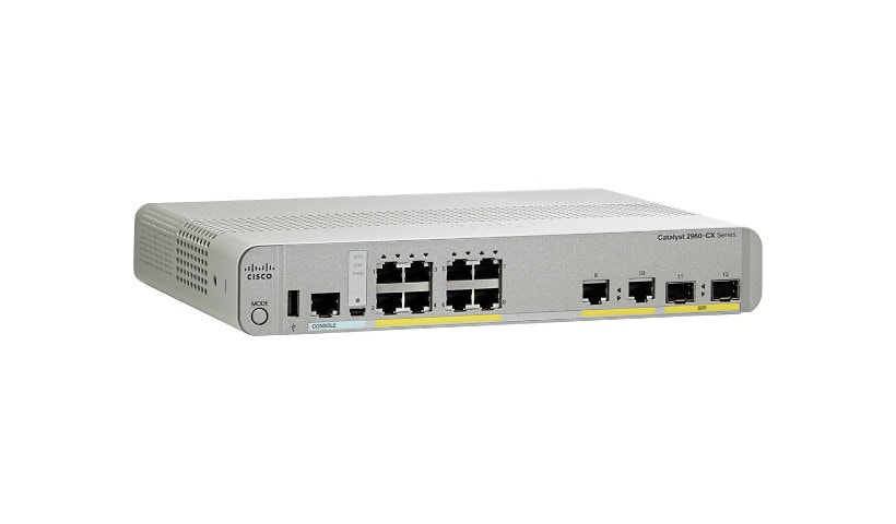 Cisco Catalyst 2960CX-8TC-L - switch - 8 ports - managed - rack-mountable