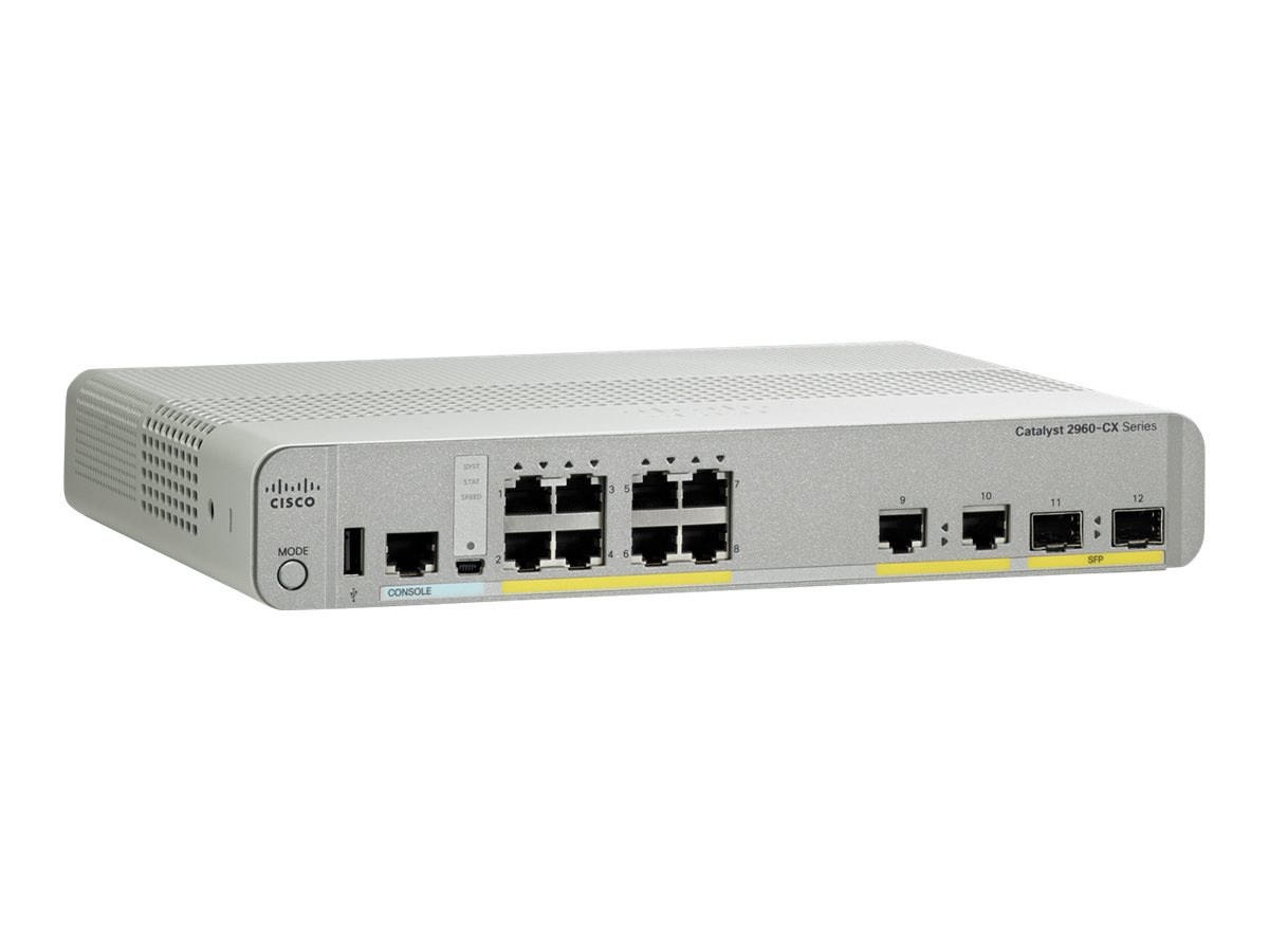 Cisco Catalyst 2960CX-8TC-L - switch - 8 ports - managed - rack-mountable