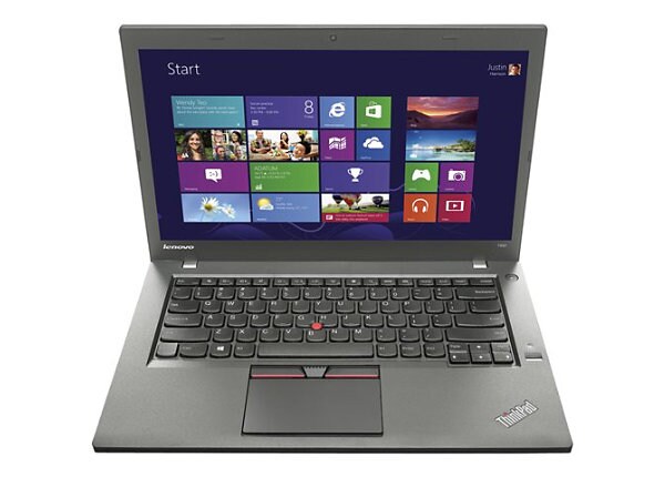 Lenovo ThinkPad T450 Core i5-5300U 180 GB SSD 8 GB RAM Windows 7 Pro