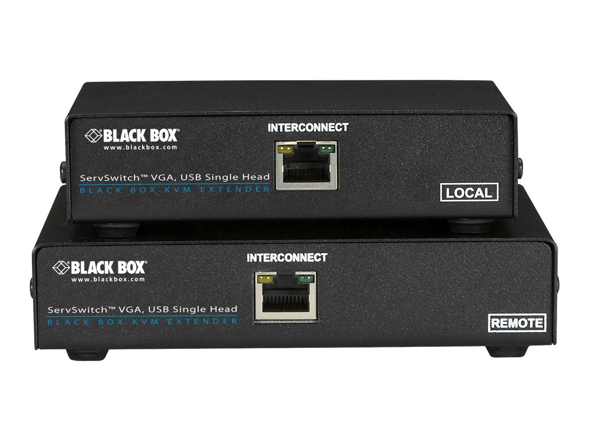 Black Box ServSwitch Brand CATx KVM Extender - KVM extender