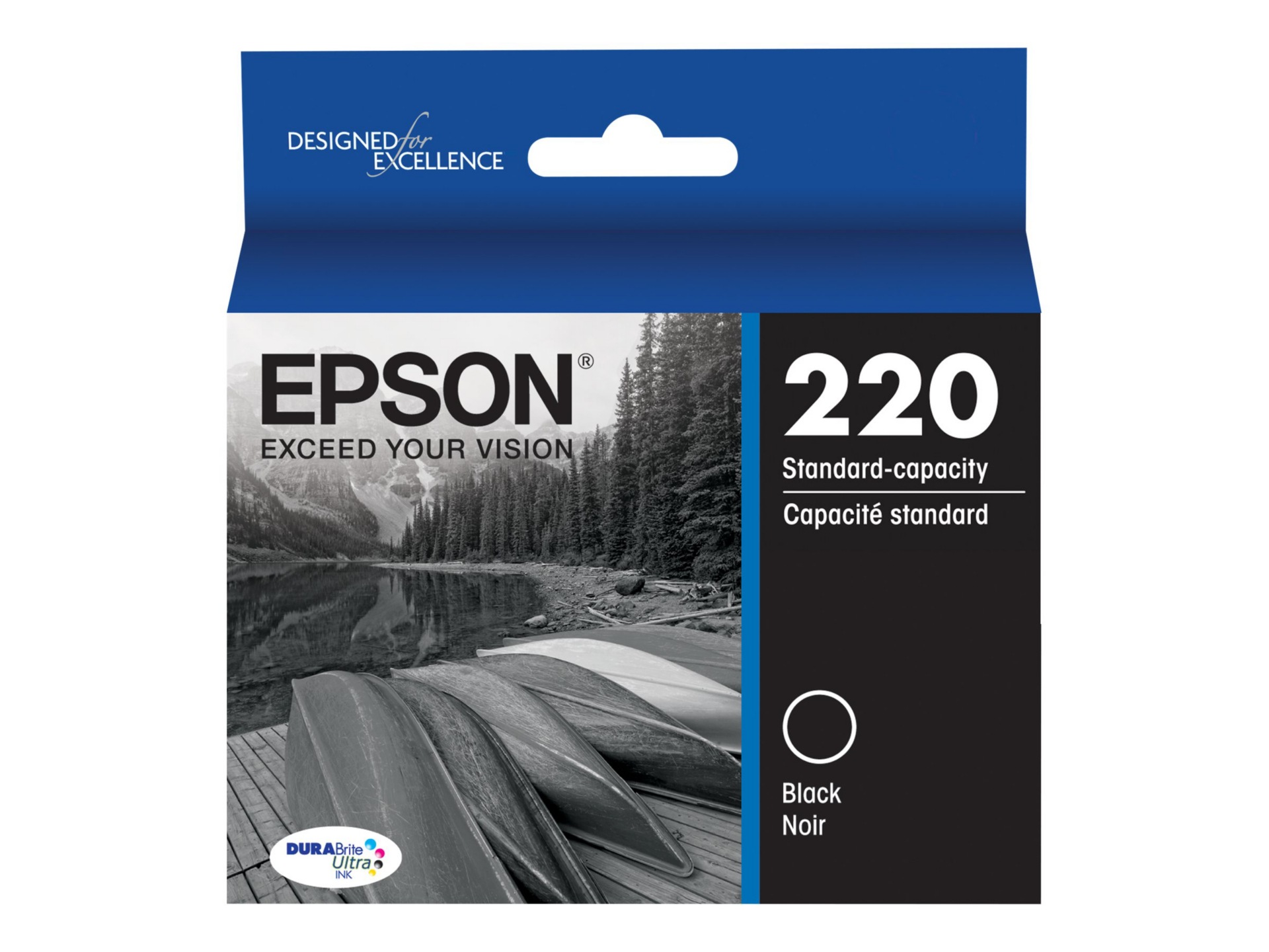 Epson 220 With Sensor - black - original - ink cartridge