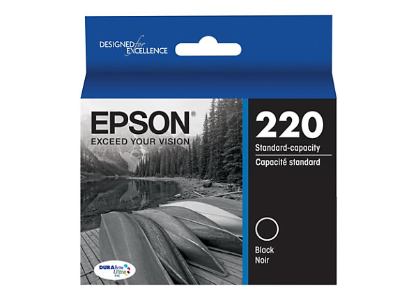 Epson 220 With Sensor - black - original - ink cartridge