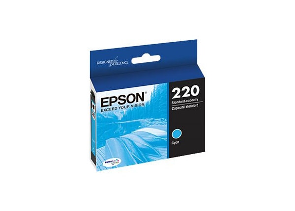 Epson 220 - cyan - original - ink cartridge