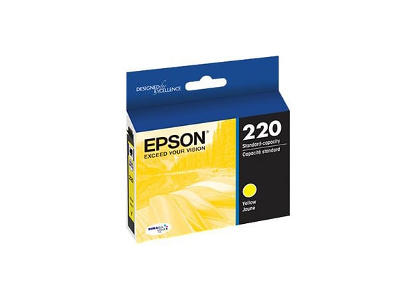Epson 220 - yellow - original - ink cartridge