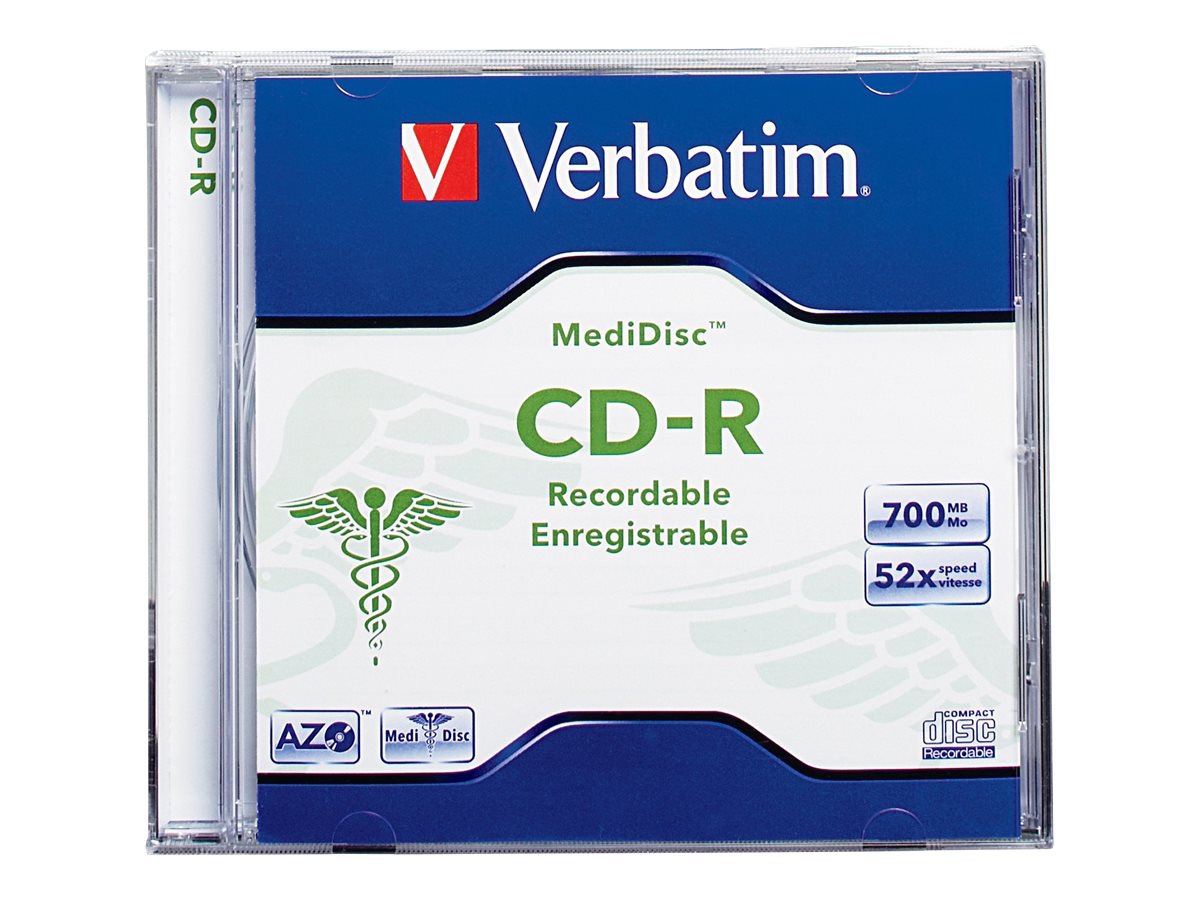 Verbatim MediDisc - CD-R x 1 - 700 MB - storage media