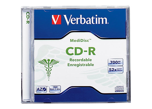Verbatim MediDisc - CD-R x 1 - 700 MB - storage media