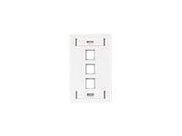 Leviton QuickPort mounting plate