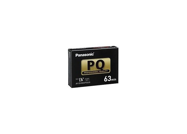 Panasonic AY-DVM63PQUS Professional Quality - Mini DV tape 63min