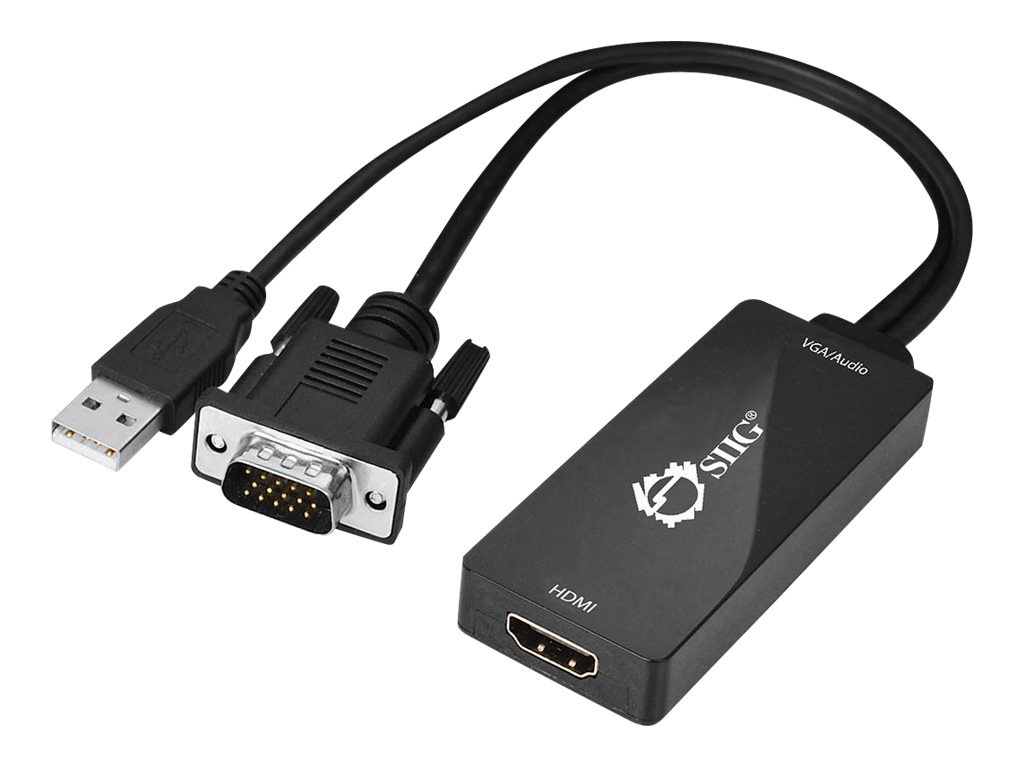 SIIG VGA & USB AUDIO TO HDMI CONV