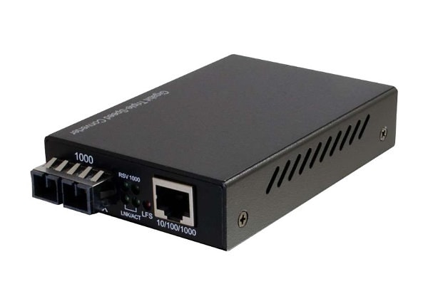 C2G - fiber media converter - 10Mb LAN, 100Mb LAN, GigE