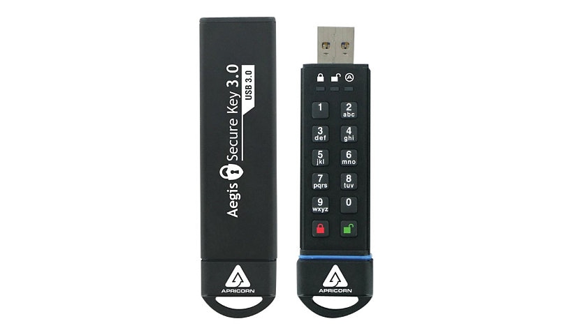 Apricorn Aegis Secure Key 3.0 - USB flash drive - 60 GB
