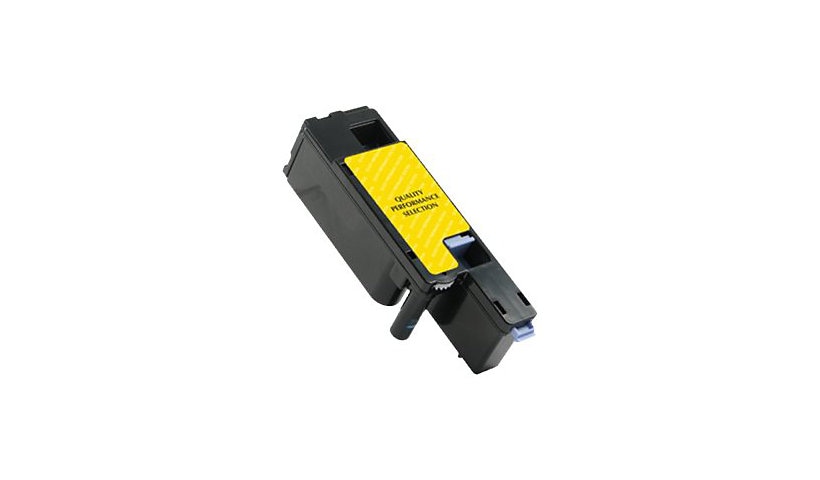 Clover Remanufactured Toner for Dell C1660W, Yellow, 1,000 page yield
