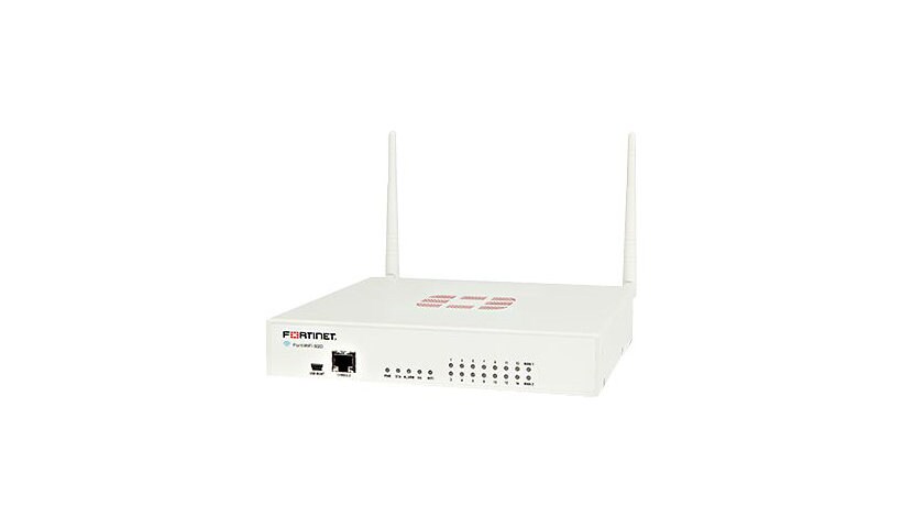 Fortinet FortiWiFi 92D - security appliance - Wi-Fi - with 3 years FortiCar