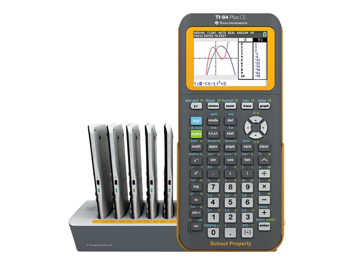 Texas Instruments TI-84 Plus CE EZ-Spot Teacher Pack - graphing calculator