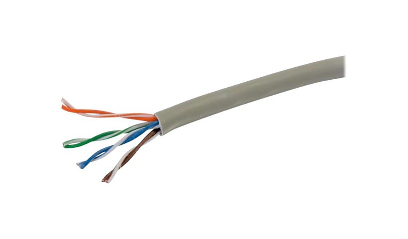 C2G Cat5e Bulk Unshielded (UTP) Network Cable with Solid Conductors - Plenu