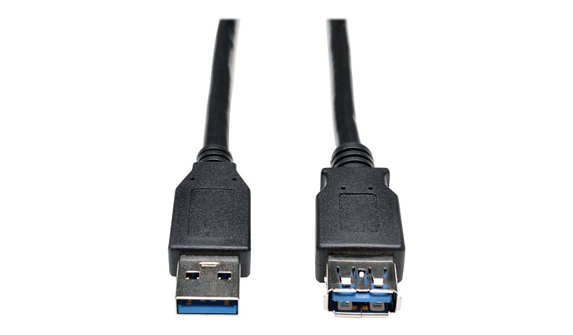 Tripp Lite 6ft USB 3.0 SuperSpeed Extension Cable AA M/F Black 6'