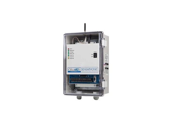 Sensaphone CELL682 Monitoring System with Clear Door - environment monitoring device