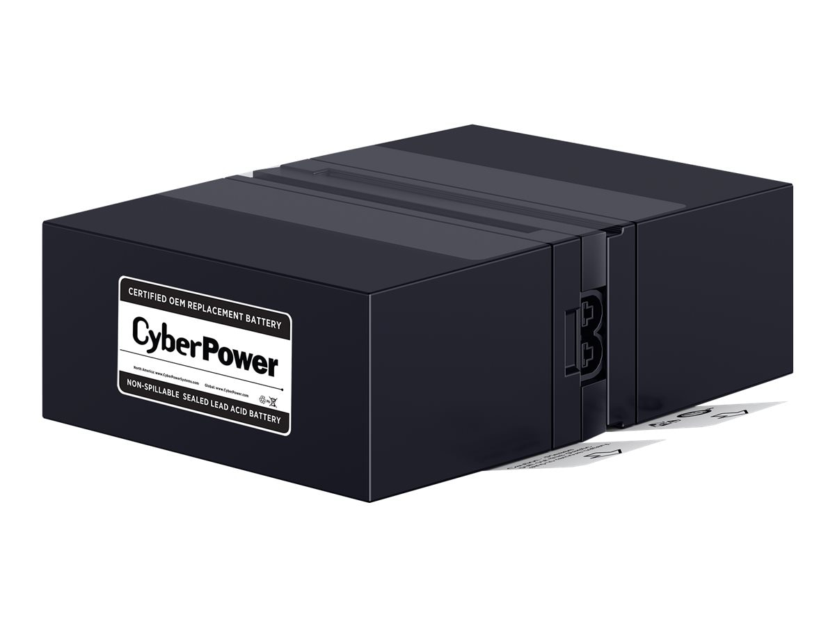 CyberPower RB1280X2B - UPS battery - lead acid - 9 Ah