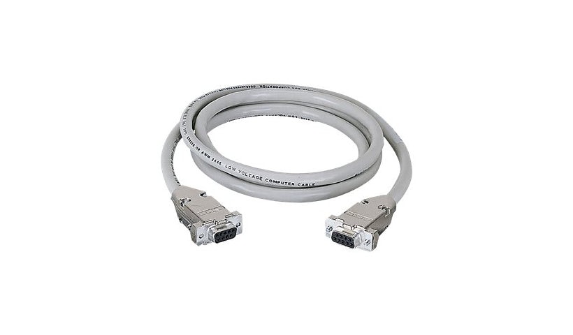 Black Box - serial extension cable - DB-9 to DB-9 - 10 ft