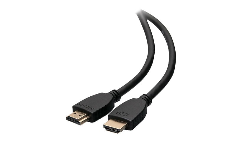 C2G Câble HDMI 4K 1ft avec Ethernet - Haute Vitesse - Câble UltraHD - M/M - câble HDMI avec Ethernet - 30.48 cm
