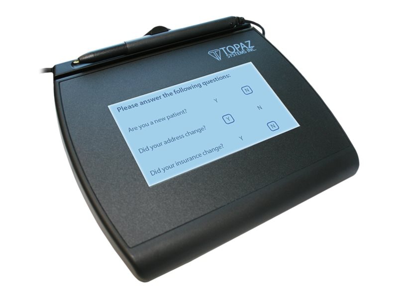 Thumbnail 2 of 2 for Topaz SignatureGem T-LBK755 - Higher Speed Version - signature terminal - serial, USB
