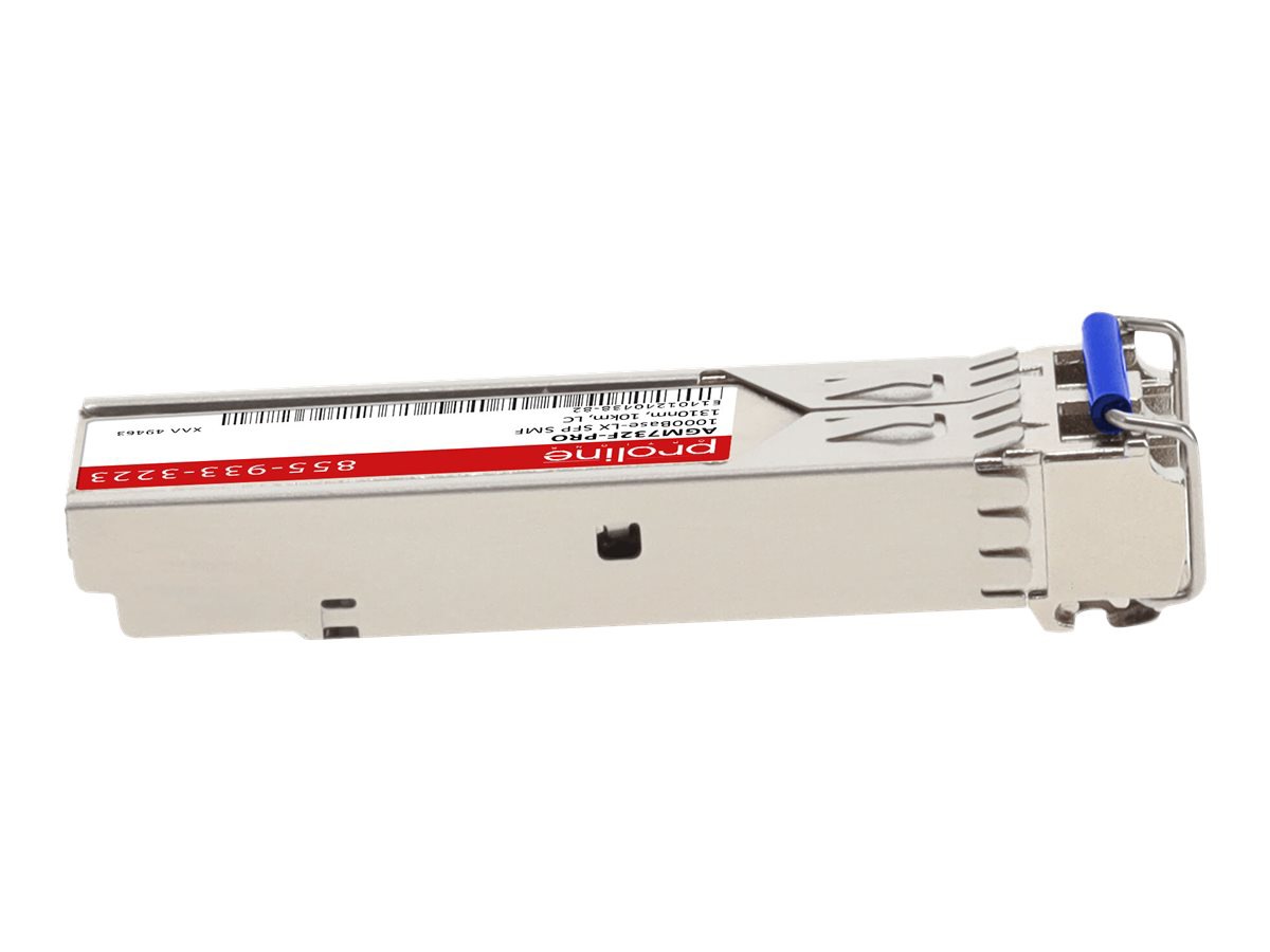 Thumbnail 2 of 11 for Proline Netgear® AGM732F Compatible TAA 1000Base-LX SFP Transceiver (SMF, 1310nm, 10km, LC, DOM)