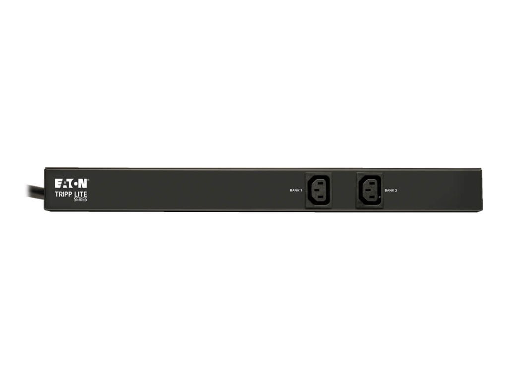 Thumbnail 3 of 5 for Eaton Tripp Lite Series PDU Basic 208V / 240V 5/5.8kW 30A C13 10 Outlet L6-30P Horizontal 1U - power distribution unit