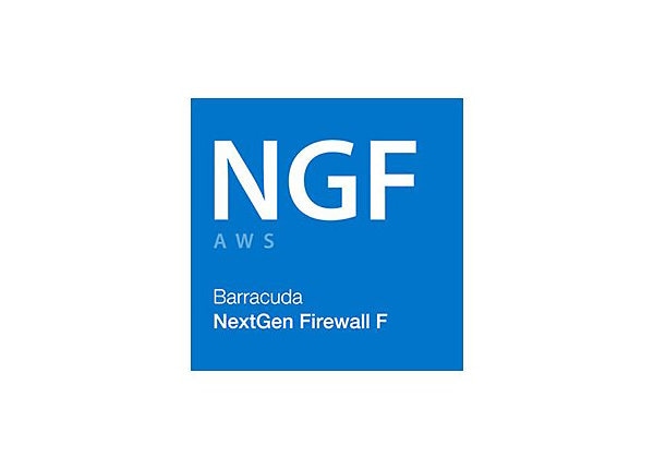 Barracuda NextGen Firewall F-Series for Amazon Web Services level 2 - subscription license (1 year) - 1 account